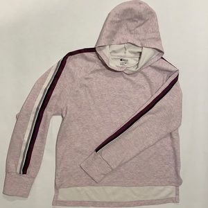Girls L (10-12) Zella Light Purple Hoodie w/Contrast Stripe Sleeve
